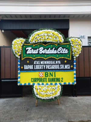 Papan Bunga Duka di Rumbai