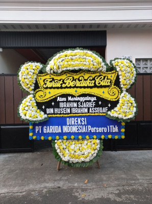 Papan Bunga Duka di Rumbai