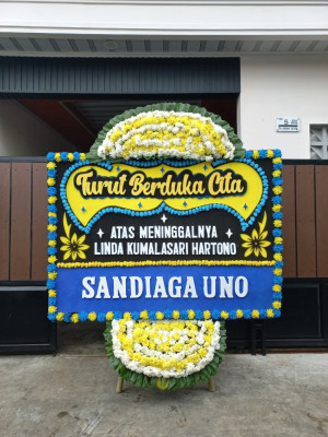 Papan Bunga Duka di Rumbai