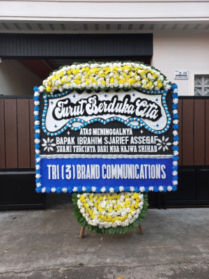 Papan Bunga Duka di Rumbai